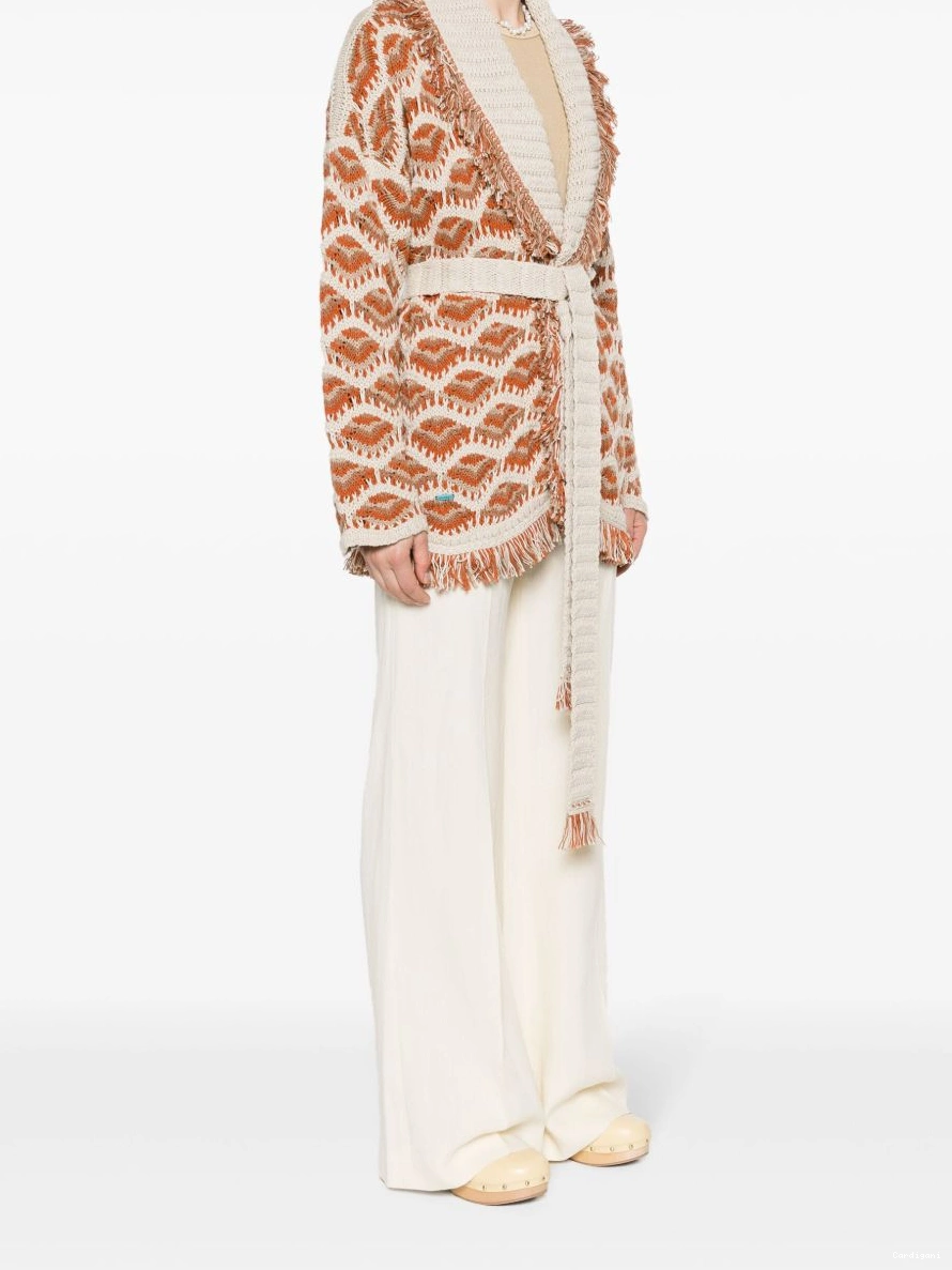 Affordable Alanui Mahal Women cardigan patterned-intarsia Hawa 0324